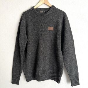 Back country New Zealand Men’s Wool Sweater Size Small Grey